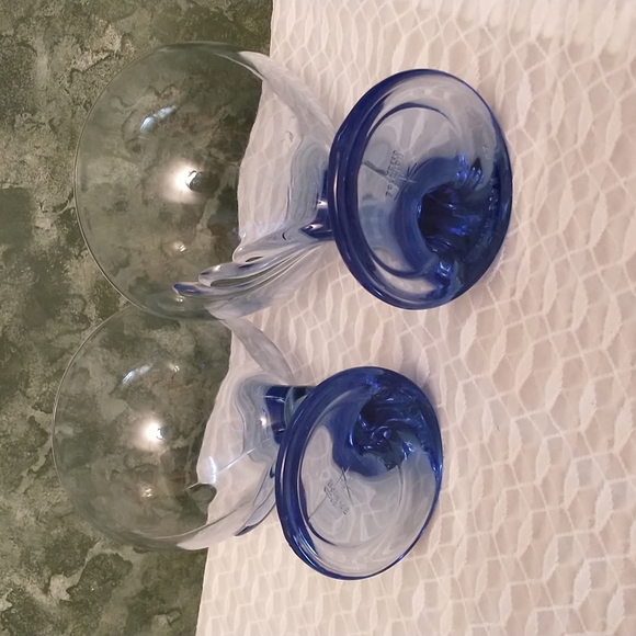 Bromioli Rocco - Italian - Set of 2 -  Cobolt Blue Glasses - M2 - Picture 7 of 7